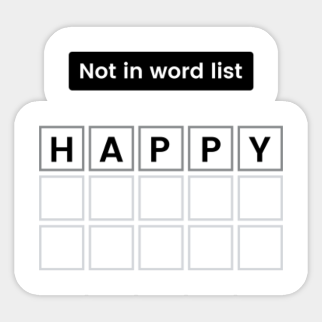 wordle Not in the word list light  Not In The Word List Dark Wordle